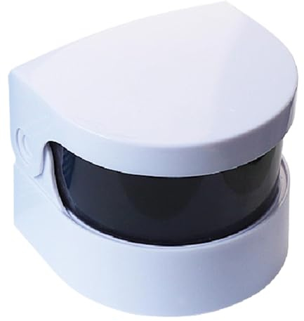 Macchina Pulitrice Per Gioielli E Retainer Pulitore profondo a cavitazione | Elettrico Strumento di lavaggio con coperchio apribile monopulsante per gioielli, occhiali e anche
