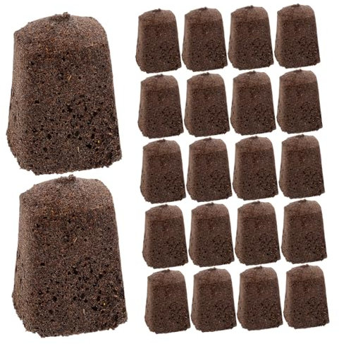 UPKOCH Lot de 30 Blocs De Croissance pour Racines Tourbe Hydroponie Noix De Fournitures Rapides Démarreurs De Remplacement Sols De Jardinage Accessoires pour Plantes