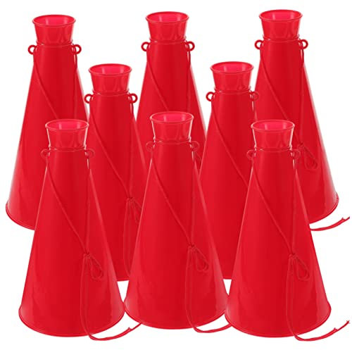 VICASKY 10stücke Kunststoff Jubeln Megaphone Für Party Sport Spiel Tröten Spielzeug Mit Lärmmacher Für Fußballveranstaltungen Und Partys