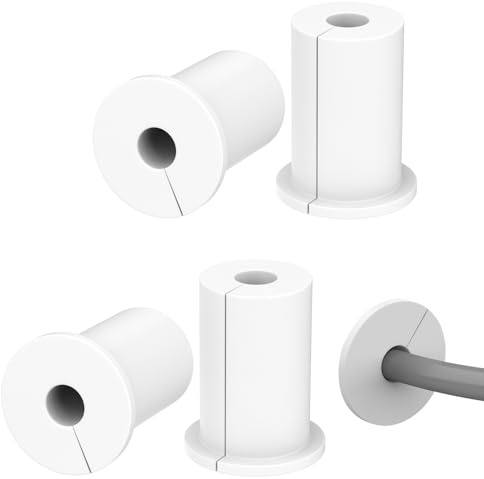 4PCS White 3/4inch starlink Wall Cable Pass Through Bushing Grommets Accessories (4PCS White Starlink Grommets)