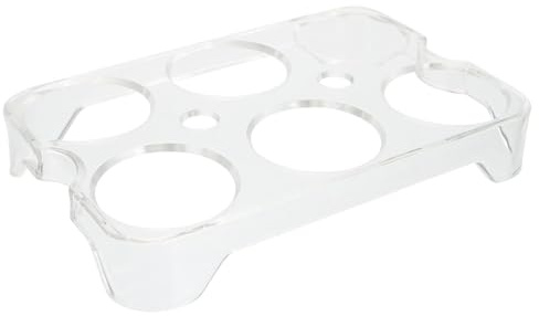 HOLIDYOYO Contenitore Per Uova Da Frigorifero 6 Scomparti Vassoio Portauova Sicuro Antiscivolo Per Conservazione Uova Fresche Cucina Casa