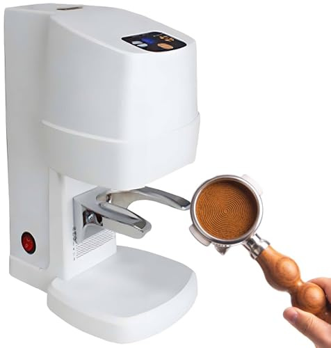 Presse à Poudre de café Automatique, Marteau à Poudre de café électrique à Haut Rendement pour la Cuisine à Domicile,White