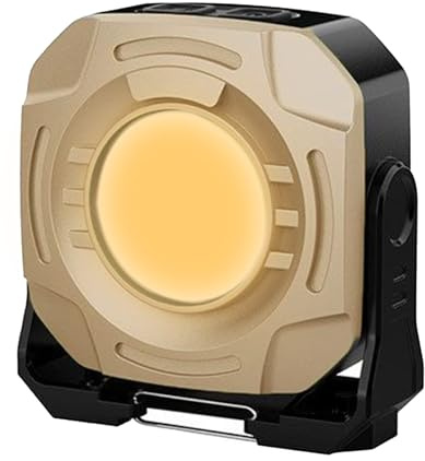 Duqulle Luz de Trabajo Magnética,Luz Magnética Impermeable 2400LM Rotación 360 Grados - Iluminación Para Camping Pesca Taller Garaje Pintura Construcción Soldadura