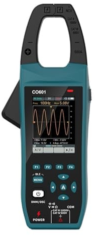 Clamp Meter With Oscilloscope 2.8-inch TFT AC/DC Voltage And Current Waveform Measurement Recorder Function