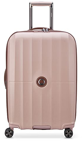 DELSEY Paris - ST Tropez - Mittelgroßer, starrer, erweiterbarer Koffer - 67x44x31 cm - 77 Liter - M - Rosa