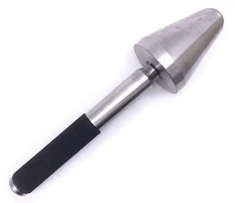 Jiayouy 24,1 cm lange schwere Metallglocke Mundausbeulwerkzeug Dellenentferner Roller für Messing-Instrumente, Horn, Trompete, Posaune