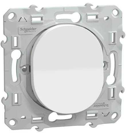 Schneider Electric - Ovalis - interrupteur va et vient - 10AX - Blanc - S320204