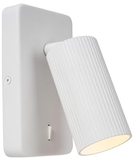 LUCIDE CLUBS - Bettlampe/Wandleuchte - 1xGU10 - Weiß