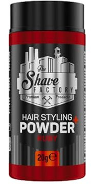The Shave Factory Ultra Hold Hair Styling Powder (20g) | Powder Wax | Styling Powder | Volumizing Powder for Hair | Hair powder with matt effect for women & men (Ruby)