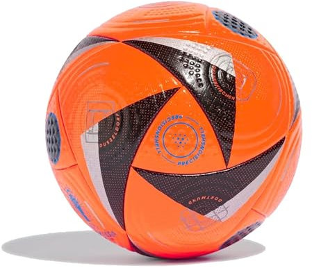 adidas Euro 24 Pro Match Ball – Hergestellt aus High-End-Materialien, Präzision und Genauigkeit, zur Feier der Europameisterschaft, Winterball erhältlich (5, Solar Orange)