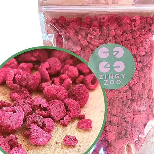 Frambuesa Deshidratada Trozos Rotos | XXL 500g Fruita Pura Frambuesas Liofilizadas | Freeze Dried Fruit | Liofilizado Frambuesas Frescas | Fruta Liofilizada Bocadillo de Frutas | Raspberry ZingyZoo