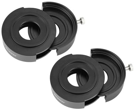 Svbony SV226 M42-M48 Teleskop Filterrad, Teleskop Filterschublade Enthält Zwei 2 Filterhalter Kompatibel mit 1,25 und 2 Filter, Teleskopkamera Anschließen für Deep Sky Fotografie (2 Stück)