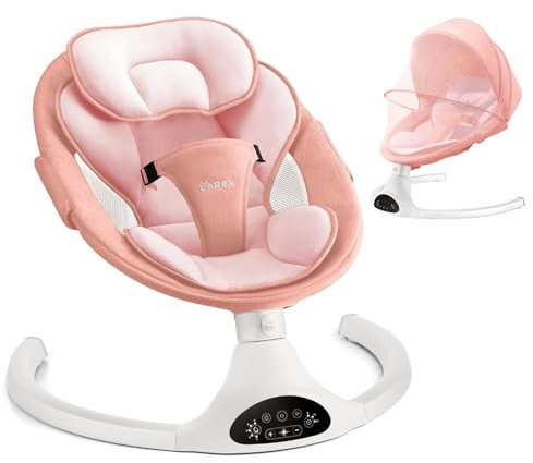 LAREX Baby Swing for Infants to Toddler with Remote Control & Bluetooth