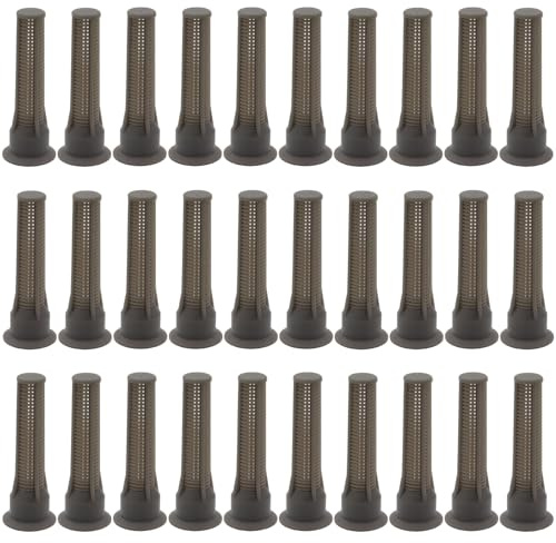 Niuohoy Paquete de 30 filtros de Boquilla de aspersor de Arco Variable, Cabezales de aspersor emergentes, Filtro de riego genérico Compatible con Hunter, Cabezal de aspersor RainBird (marrón)