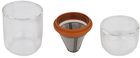 Nikou 10 filtros de café de tela de nailon de grado alimenticio, filtro de tela redondo para gotero de café, filtro de tela reutilizable, 12 cm de diámetro