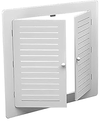 Sportello di accesso idraulico in PVC, grande pannello di accesso for cartongesso, sfiato a filo parete for docce, for cartongesso, casa, uffici, negozi, fabbriche e hotel(23.6x27.5in/60x70cm)