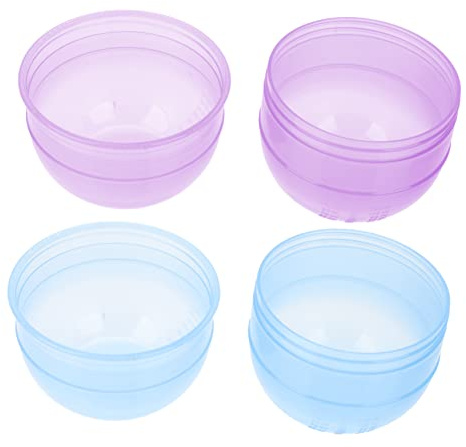 VICASKY Lot de 2 gobelets à secouer pour coloration des cheveux et teintures - Transparent - Facile à nettoyer pour une application précise de la couleur et facile