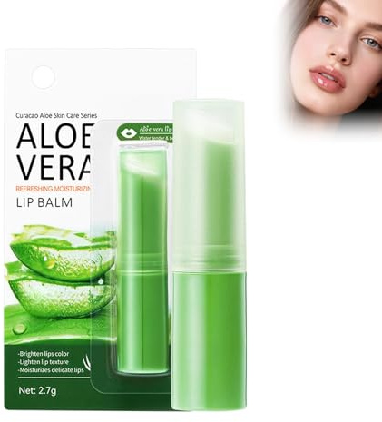 Wonsters Barra de labios de aloe vera, bálsamo labial hidratante, cuidado labial con aloe vera, barra de labios hidratante con aloe vera, barra de labios de aloe vera lipstick