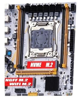 Placa Base X99 (LGA2011-3), con CPU Xeon E5 2680 V3, Compatible con 16 GB DDR4, NVME M.2, NGFF(Motherboard+CPU)