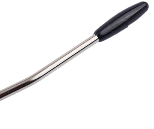 Barre de trémolo avec filetage de 56 mm pour levier Whammy compatible avec guitare trémolo SQ ST Single Shake Manche en métal et pointe en plastique (M5)
