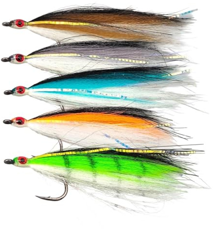 Bassdrag - 5 stycken artificiella gösbeten är försedda med - Basbete | Används för sötvatten, saltvatten, lax, öring, solabborre, gös, gädda, abborre, sportfiskaren, havet, sjön och flodbanken
