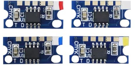 NwugFdk 4er-Pack Trommelchips als Ersatz für die Bildeinheiten C203 C200 C210 C253 C353 7720 7721, kompatibel mit IU212 IU213 IU313 IU-212