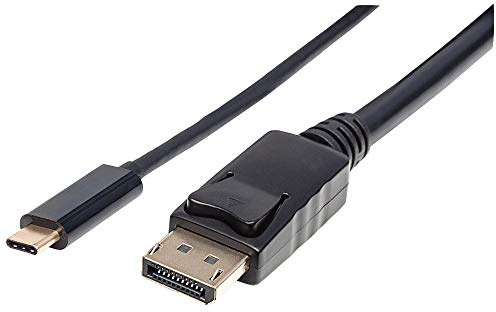 Manhattan 152464 2m USB C DisplayPort Negro adaptador de cable de vídeo