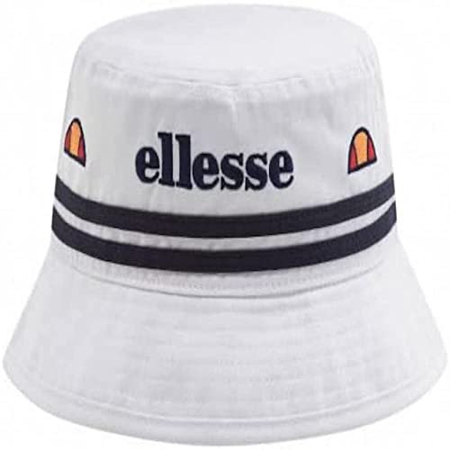 Ellesse Herren Lorenzo Bucket Hat Hut, Weiß, Einheitsgröße EU