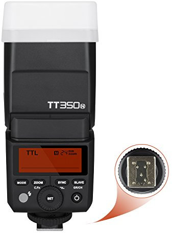 GODOX TT350N Flash Speedlite para cámara TTL para cámara Digital sin Espejo Nikon