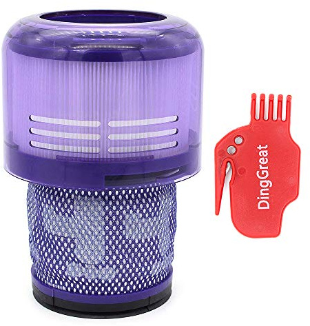 DingGreat Ersatzfilter Waschbar Filter Einheit für Dyson V15 SV22 V11 SV14 Cyclone Animal Absolute Total reinigen Staubsauger, Ersetzen Sie # DY-970013-02 & 97001302