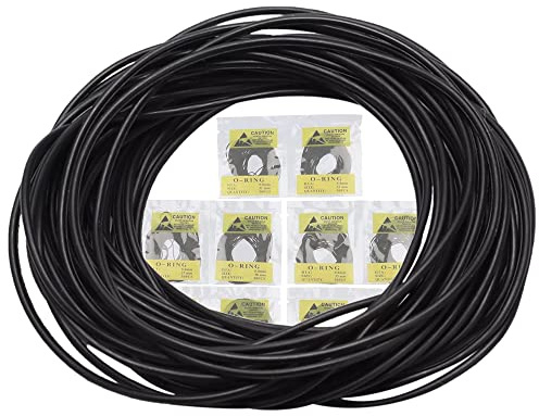 MMOBIEL Sats med 500 st O-ringar i gummi 0,8 mm för byte av tätningsbricka i klocka till bakboett, samt 31-40 mm reparationssats