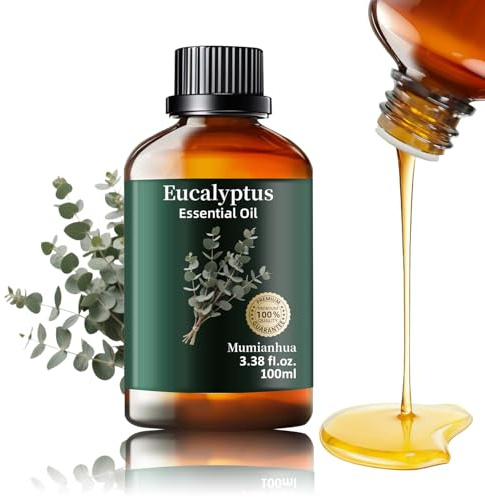 Eukalyptus Ätherisches Öl100ML,100% Reines für Duftlampe & Aroma Diffuser | Eukalyptusöl,Vielseitiges Duftöl, Sauna & Hautpflege, DIY Duftkerzen,Seifen,Home,Kosmetik