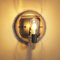Comely Applique Murale Industrielle Vintage, Lampe Murale Interieur Rétro Fer en Forme de Corde de Chanvre Lampe, Socle E27 Douille Applique pour Bars, Lofts, 26cm (sans Ampoule)
