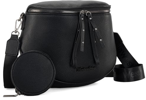 Montana West Crossbody Bags Bum Bag for Women Large Sling Bag with Adjustable Strap and Coin Purse, MWC-285BK