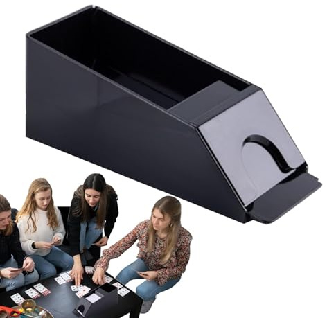 Uitseld Blackjack Shoe | Blackjacks Dealing Shoe 4/6-Deck,Reusable Card Dispenser, Casino Game Table Accessory for Home Club, Blackjack Table Poker