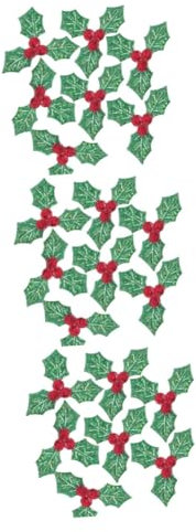 PRETYZOOM 3 Set Di Toppe Decorative Per Alberi Di Natale Ornamenti Ghirlande Decorazioni Per Stanze Verdi Accessori Estetici Artigianali 100 Pezzi * 3