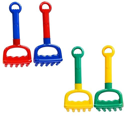 UPKOCH Mini Pelle De Plage pour Enfants Pelle avec Râteau Jouets De Bain Sûrs pour Tout-Petits Sable