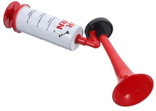 Hemobllo Handlufthorn Tragbares Drucklufthorn Handdruck Signalhorn Aus Kunststoff Für Sportveranstaltungen Fußballfeiern Outdoor