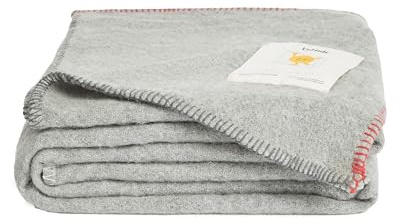 UnHide Knit Alpaca Blanket - 60 x 80 Ultra-Soft & Lightweight Throw - Made with Alpaca & Merino Wool - Sustainable & Ethically Sourced - Silver Fox