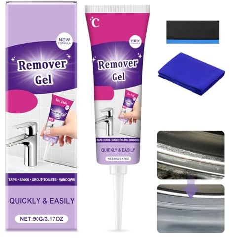 Vexclean Produit Gel Anti Moisissure Salle de Bain, Nettoyant Joint Carrelage, Convient aux machines à laver, pour Carrelage de Salle de Bain et Cuisine