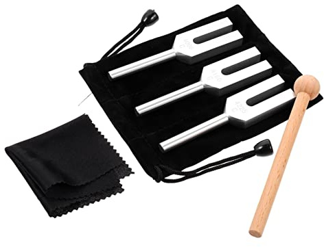 SWOOMEY Stemmhammer Metallstimmgabeln für Chakra-sets als Therapieinstrument zur Nervenstimulation und Klanginstrument für Gitarrenstimmgabeln