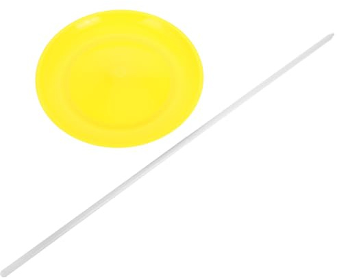 Hohopeti Piatti per Gioco con Bastone Acrobatico Piatto Rotante Leggero per Spettacoli Circensi e Performance su Palco Gioco di Manipolazione Versatile per Principianti e Professionisti