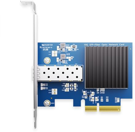 Carte réseau Fibre Opt 10G PCIExpress PCIE3.0 Opt Port pour montage vidéo 4K/8K et virtualisation des centres de données Adaptateur réseau à vitesse rapide