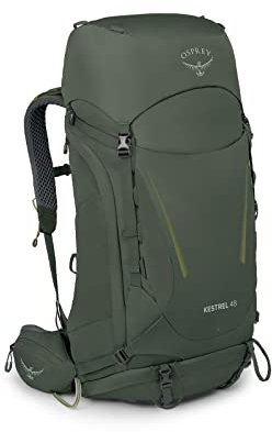 Osprey Kestrel Men's Backpack, 48L, Bonsai Green, S/M