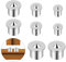 8Pcs Dowel Pin Center Dowel Centre Point Set, Woodworking Alignment Tool Points Marker Drill Center Stainless Steel for Woodwork Drill Tools, 6/8/10/12mm