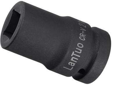 CoCud Chiave Bussola Quadrata, Attacco 1 Chiave Bussola 21mm, Design Angoli Arrotondati Acciaio Cr-Mo Standard Metrico - (Applicazioni:Riparazioni Automobilistiche, Manifattura)