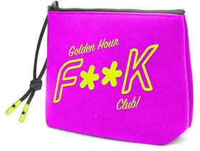 F**K Pochette Da Unisex Marchio, Modello FK24-A220, Realizzato In Sintetico. Fucsia Rosa