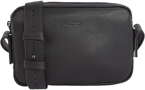 Calvin Klein Herren Umhängetasche Modern Business Flat Camera Bag Elegant, Schwarz (Ck Black), Einheitsgröße