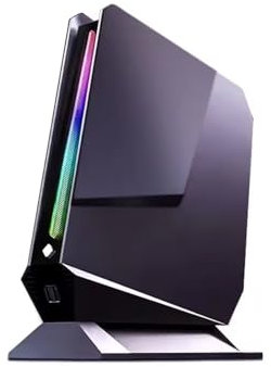 CYMINILMDPC Mini Gaming PC RTX 4060 8G,Core i9 13900H (up to 5.4GHz) DDR5 RGB Mini Gamer Desktop Barebone Computer WiFi6/2*HDMI2.0 (4K@60Hz)/BT5.2/2.5G LAN/USB-C/4K@60Hz