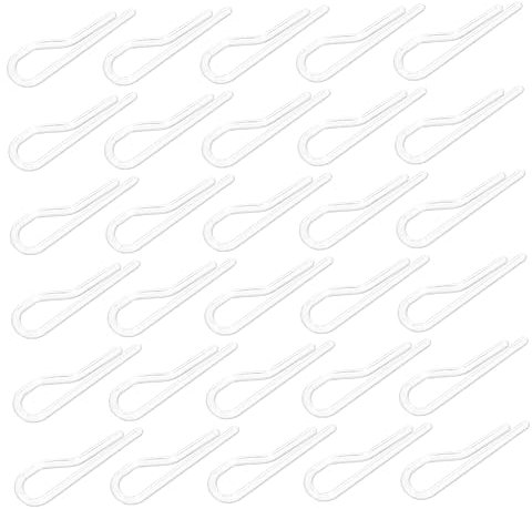 Zerodeko 200pcs Shirt Clamps Garment Clips Plastic Clips for Pants Comfortable Flat Edges Fashion Fixing